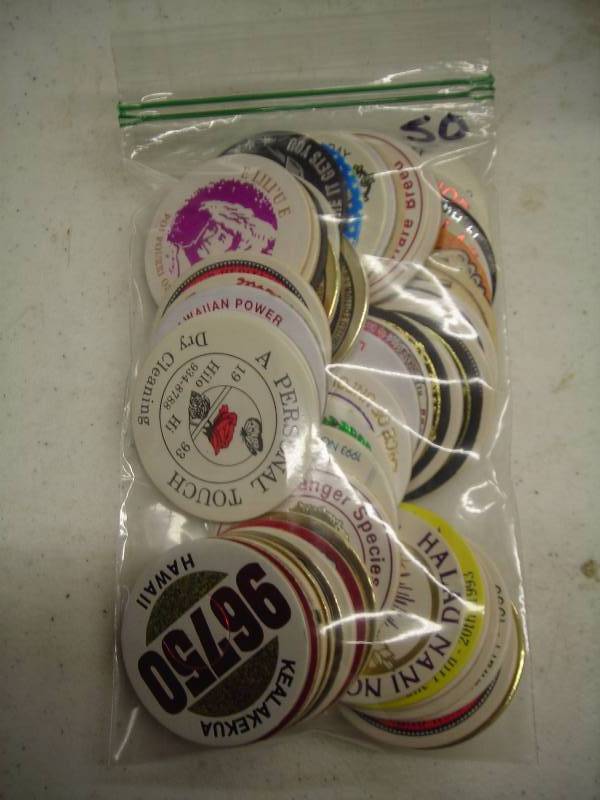 Lot Of 50 Pogs (Milk Caps) From Hawaii