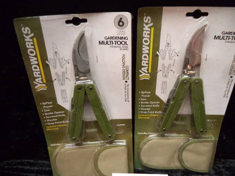 Pair YardWork Garden Multi Tool