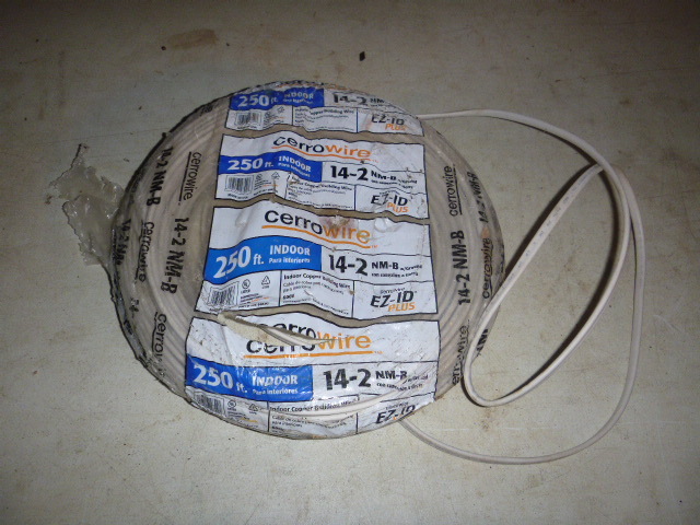 lot 115 image: Roll of 14-2 Wire