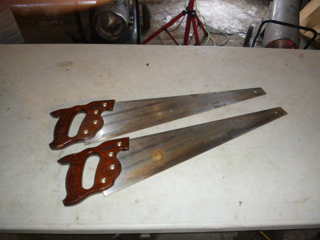 lot 129 image: 2 Stanley Hand Saws