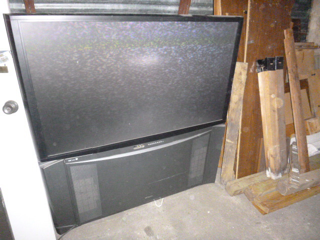 lot 205 image: Hitachi Big Screen TV and Philips TV