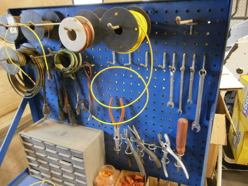Wiring Cart With Contents
