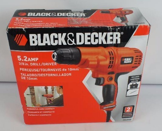 Black & Decker 5.2-Amp 38-Inch DrillDriver