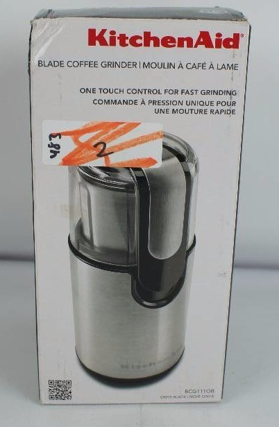 KitchenAid BCG111OB Blade Coffee Grinder - Onyx Black