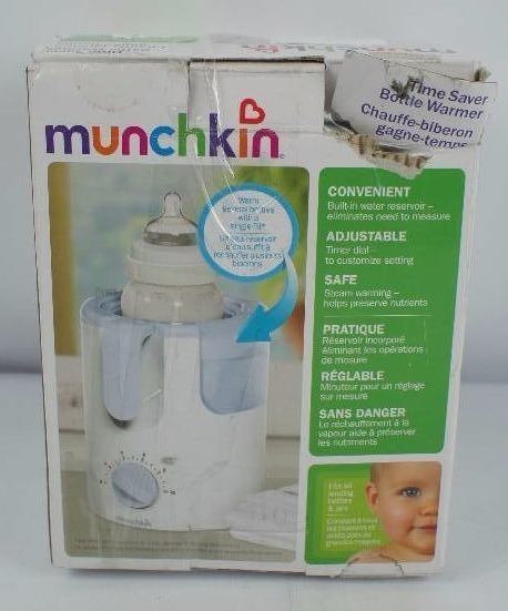 Munchkin Time Saver Bottle Warmer, White
