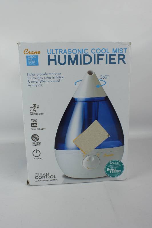 Crane Drop Shape Ultrasonic Cool Mist Humidifier
