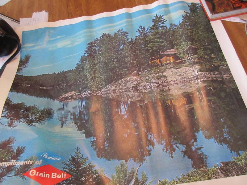vintage grainbelt poster