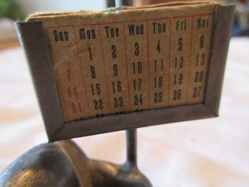 pewter perpetual calender