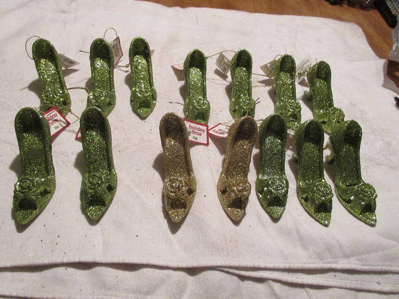 high heels glitter decorations