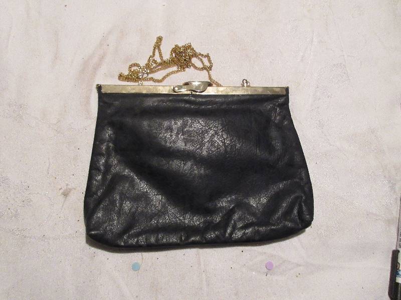 leather hand bag