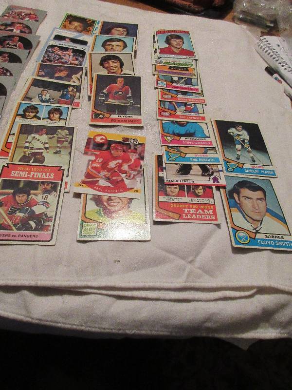 45 collectible football and basket ball cards