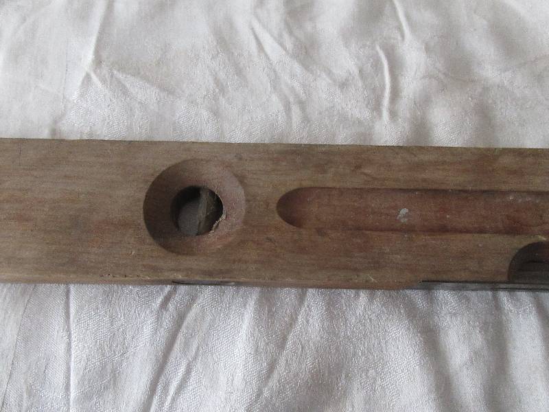 vintage wooden level