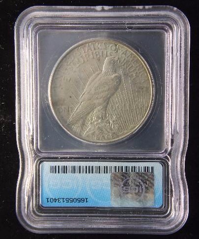 1934-D PEACE SILVER DOLLAR MS61 ICG CERTIFIED