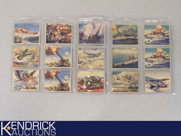 15 Vintage 1939 GUM Inc. War Cards