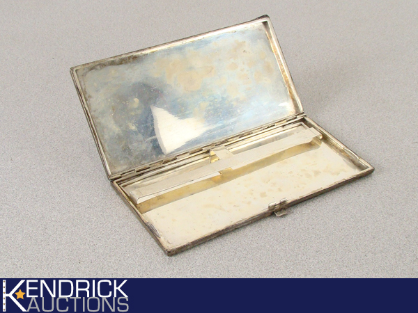 Solid Sterling Silver Cigarette Case (Almost 7 Ounces)