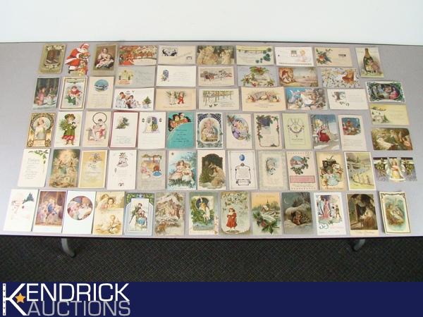 Large Lot of Antique and Vintage Christmas Postcards