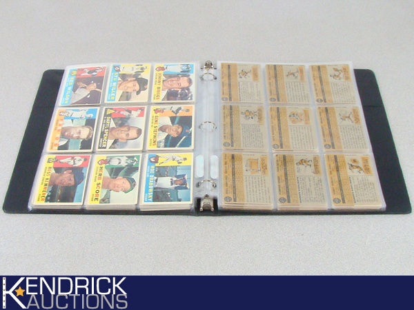 Album of 100 1960 Topps Baseball Cards