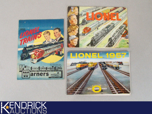 3 - 1950s Lionel Train Catalogs