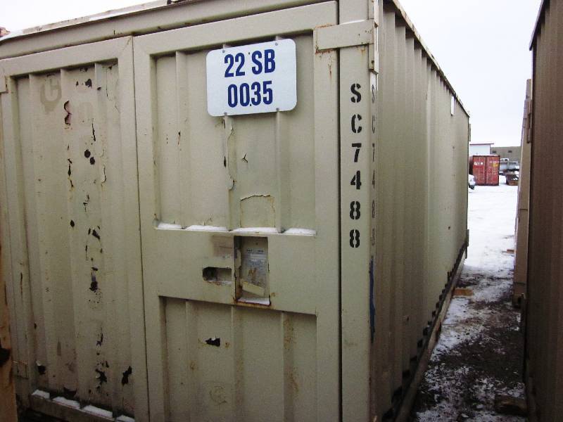 22SB0035 - 22 Ft Steel Storage Container  Cargo Box