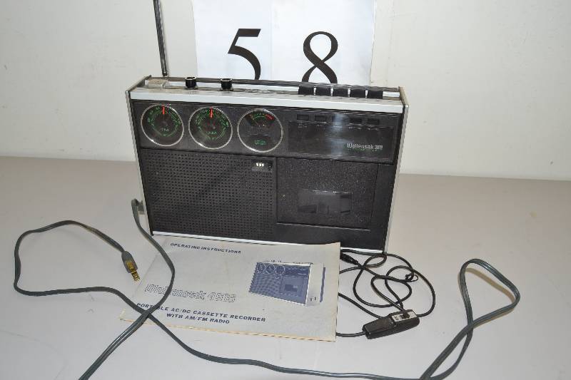 lot 58 image: Cassette Recorder with Radio