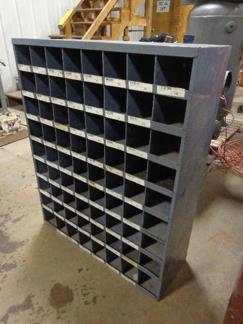 Gray Metal Organizer