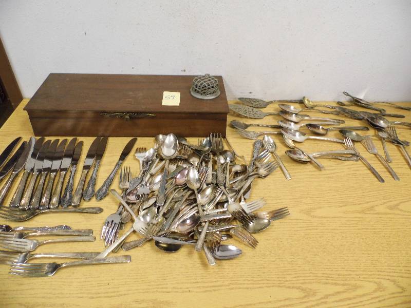 Vintage Silverware & Case