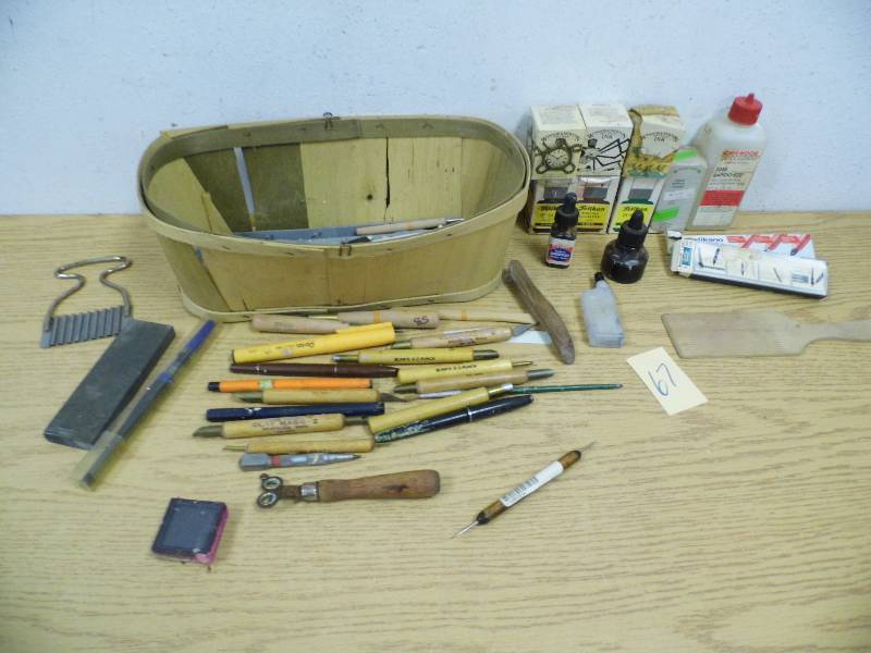 Clay Tools and Ink