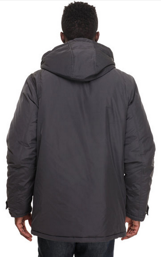 Rocawear nylon parka w hood - Black - 2XL