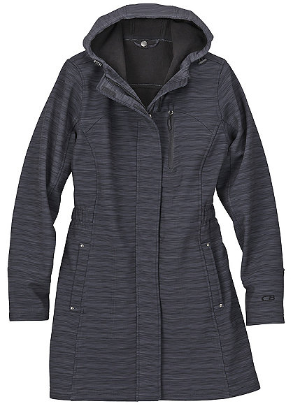 CB Sports Misses� Long Softshell System Jacket - Grey - 2X