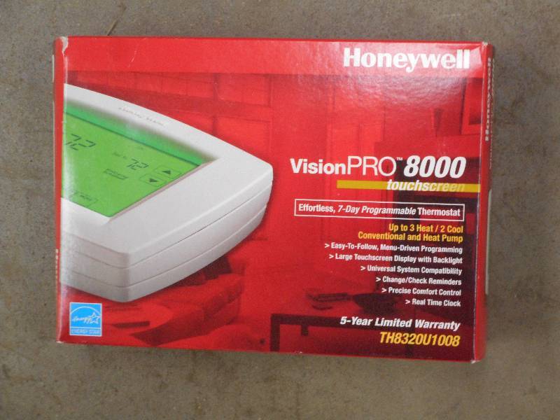 lot 39 image: New Honeywell VisionPro 8000 Thermo...