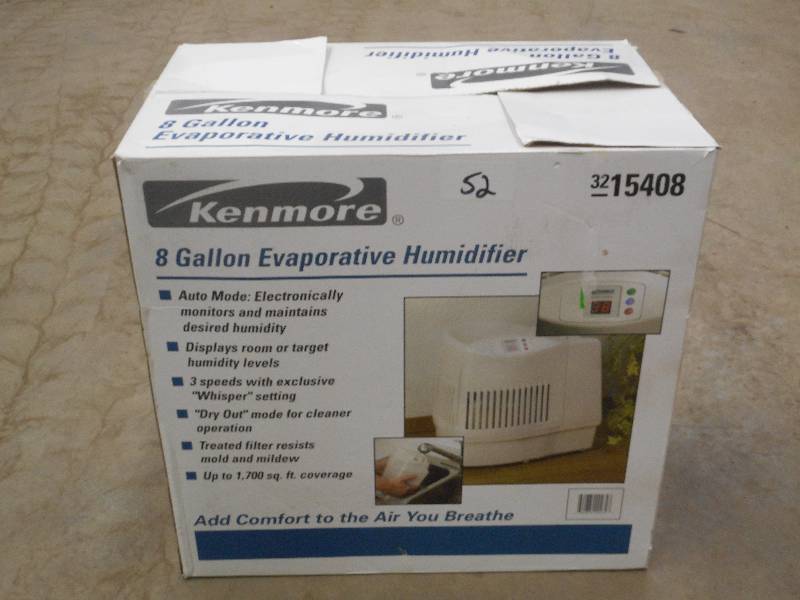 lot 52 image: Kenmore 8-Gallon Evaporative Humidi...