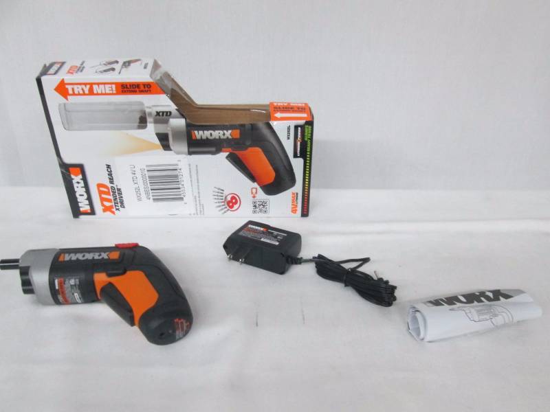 Worx 4V Lithium-Ion Extended Reach Screwdriver