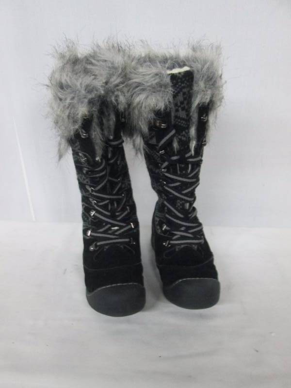 Muk Luks Womens Gwen Tall Lace Up Snow Boot