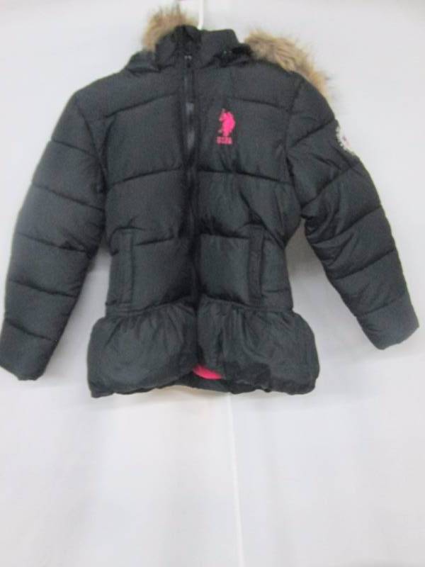 U.S. Polo Assn. Girls Fitted Puffer Jacket