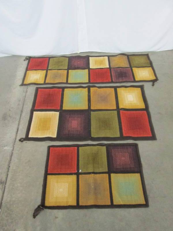 Madison Industries Printed 3-pc. Rug Set