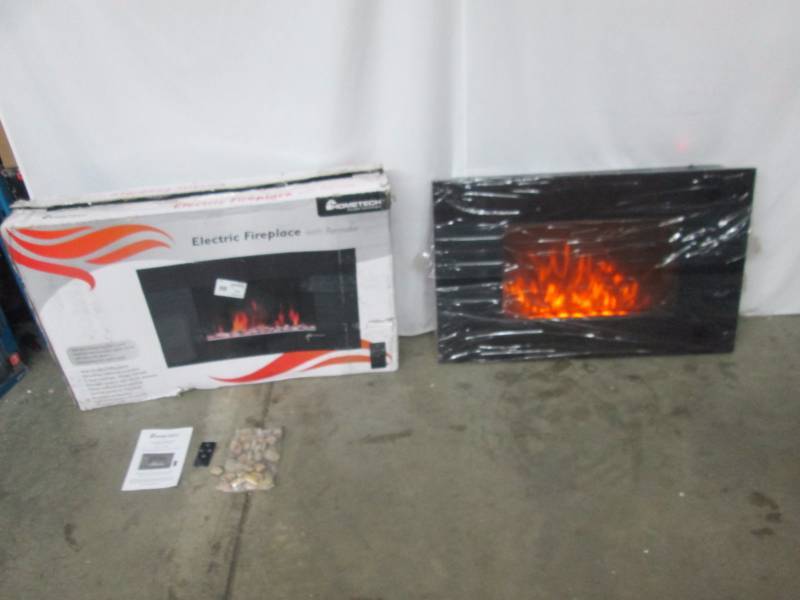 HomeEasy 1500 Watt Wall Mount Electric Fireplace