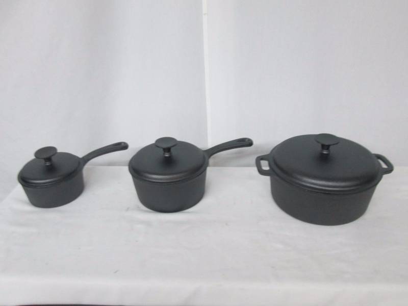 Chefs Mark 6-pc. Cast Iron Cookware Set