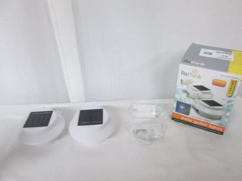 Solar Outdoor Gutter Light - 2 Pack