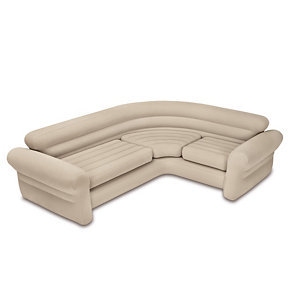 Intex Inflatable Corner Sofa - Tan