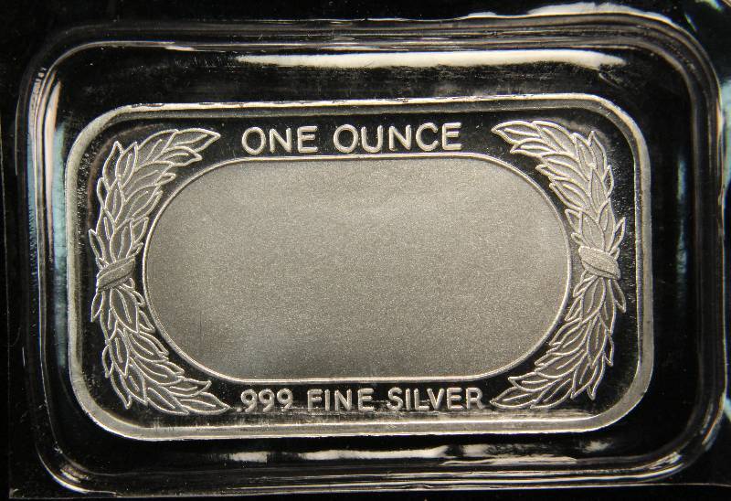 1 TROY OZ. .999 FINE SILVER BAR UNITED STATES FLAG DESIGN