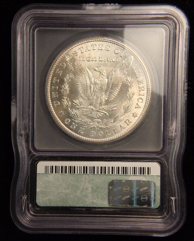 1904-O MORGAN SILVER DOLLAR ICG MS 65 GEM UNCIRCULATED
