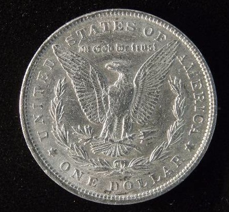 1896 MORGAN SILVER DOLLAR XF DETAILS