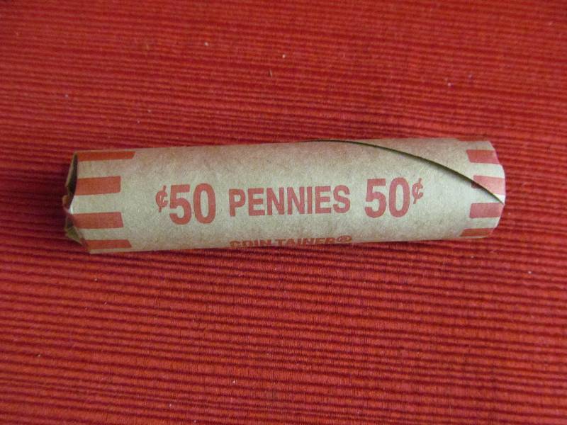 lot 77 image: wheat pennies