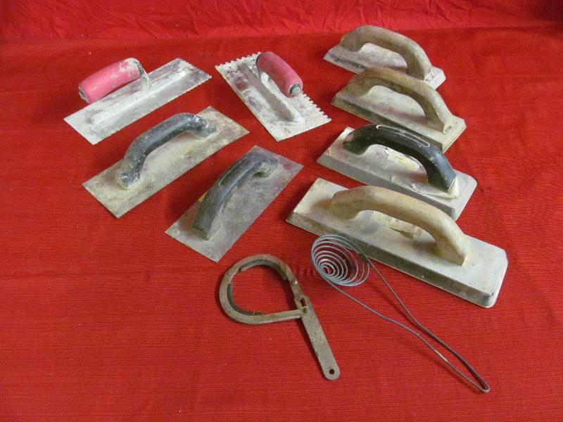 lot 168 image: Masonry Tools