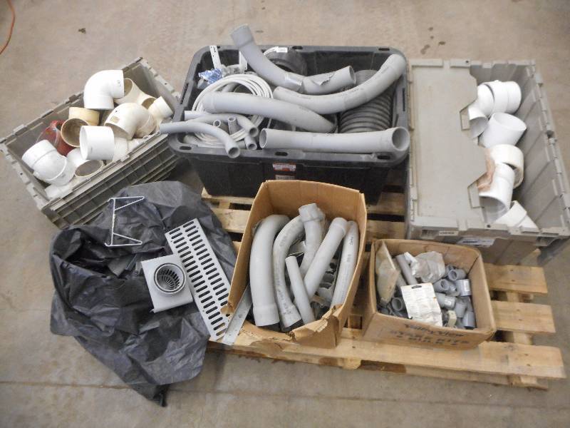 Pallet Lot Assorted PVCDrain Tile...