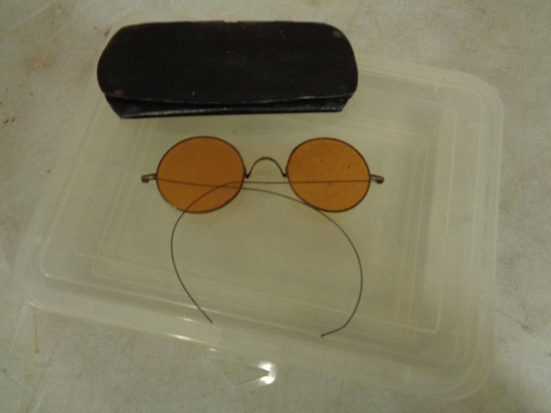 Antique Sunglasses with Case