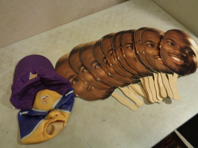 Adrian Peterson Heads on a Stick and More