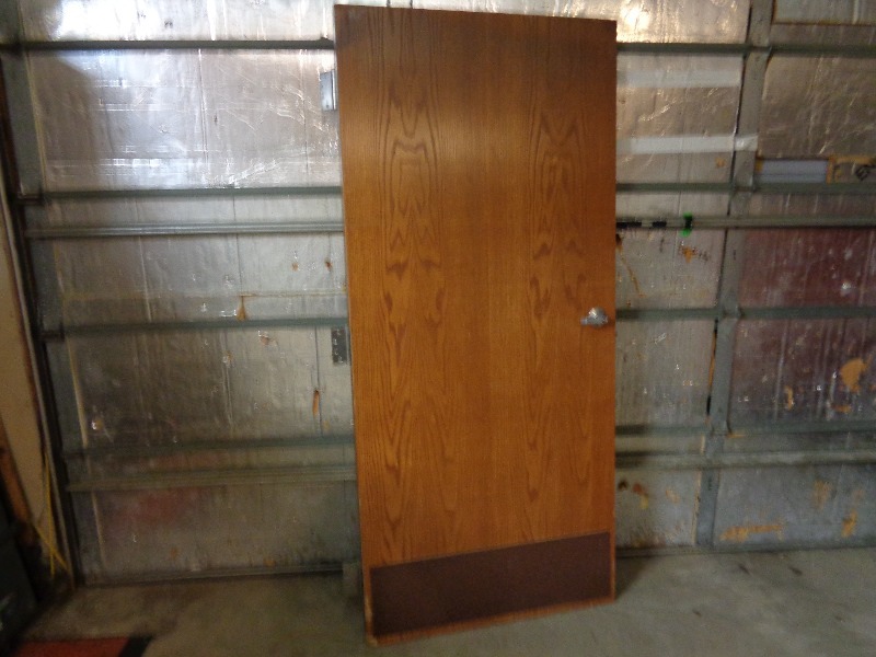 Solid Wood Commerical Door with Hardware