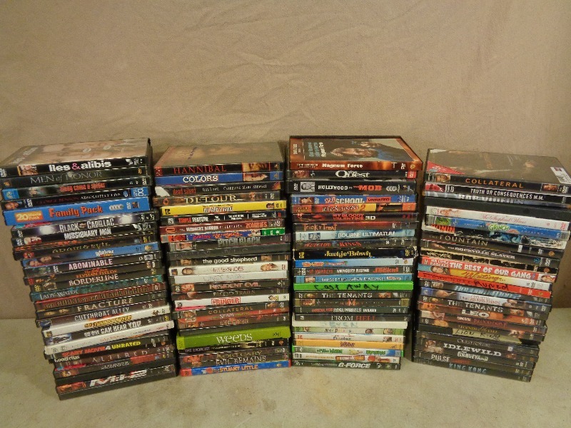 Over 100 Dvds