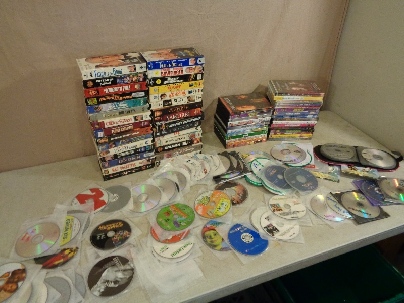 Dvds and VHS Tapes
